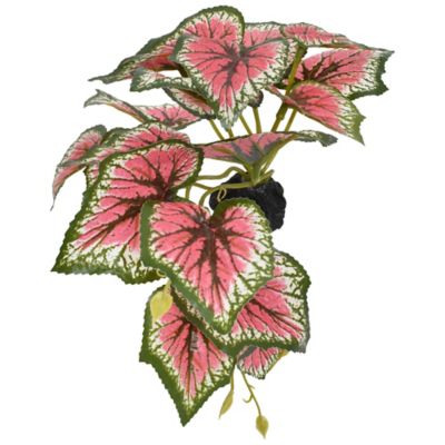 Komodo Caladium Artificial Standing Plant For Reptile Habitat, Small