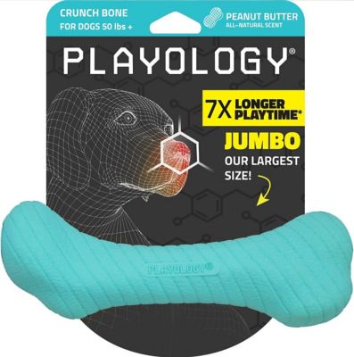 Playology Crunchy Femur Bone Peanut Butter Jumbo