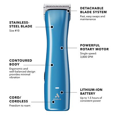 Image showing  Lite Cordless Detachable Blade Clipper