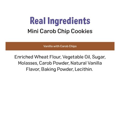 Image showing  Mini Carob Chip Cookies 8 oz.