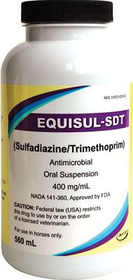 Image showing  Oral Suspension (Sulfadiazine/Trimethoprim), 400 mg/mL