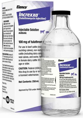 Increxxa (Tulathromycin) Injectable Solution Antibiotic for Cattle