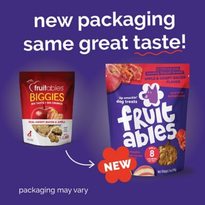 Image showing  Baked Crispy Bacon & Apple Dog Treats, 12 oz.