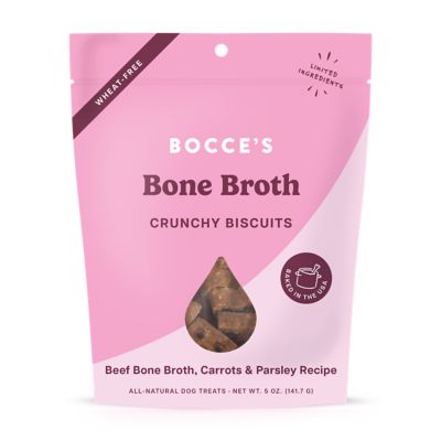 Bocce's Bakery Bone Broth Dog Biscuits, 5 oz.