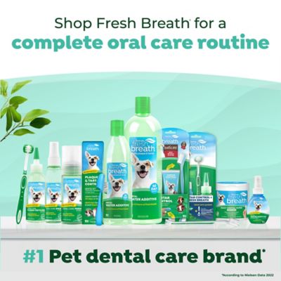 Image showing 7 th TropiClean Dental Wipes for Dogs, 50 ct.