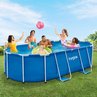 Image showing 1 th Funsicle 13 ft. 11 in. Oval Activity Pool