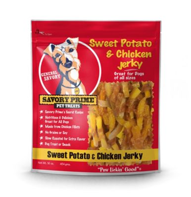 Savory Prime Sweet Potato And Chicken Jerky 16 oz.
