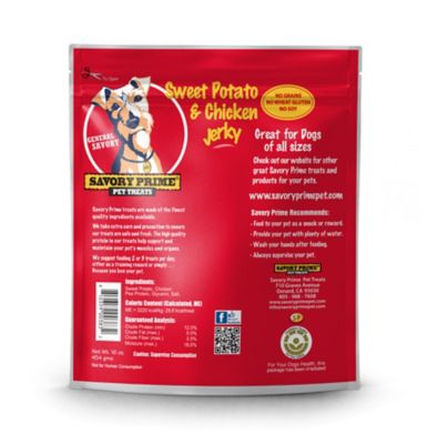 Image showing  Sweet Potato And Chicken Jerky 16 oz.
