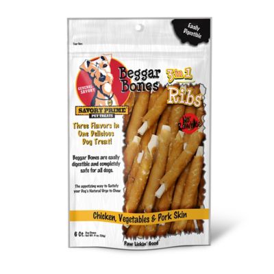 Savory Prime Beggar Bones 3In1 Ribs 6/ct