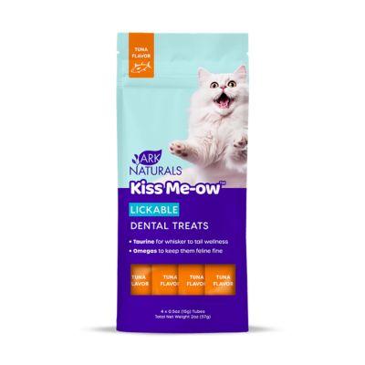 Ark Naturals Kiss Me-Ow Tuna Lickable Dental Cat Treats, 2 oz.