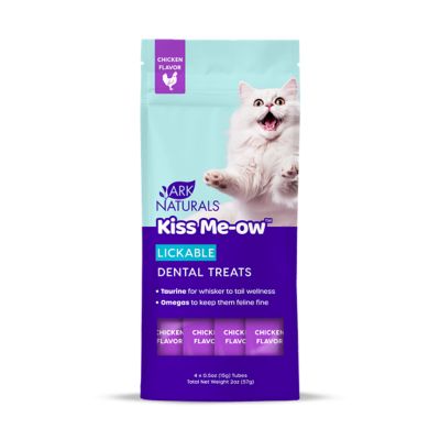 Ark Naturals Kiss Me-Ow Chicken Lickable Dental Cat Treats, 2 oz.