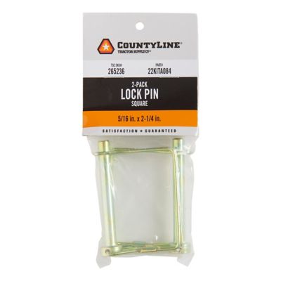 Image showing  5/16 in. x 2-1/4 in. Square Lock Pins, 2-Pack