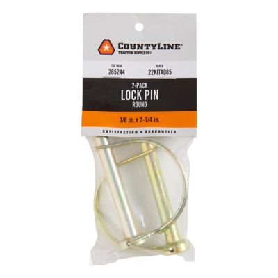 Image showing  3/8 in. x 2-1/4 in. Round Lock Pins, 2-Pack