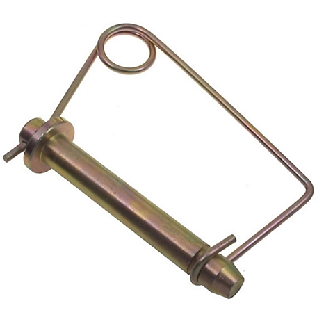 CountyLine 3/4 in. x 5-1/2 in. Safety Lock Hitch Pin, 4 in. Usable Pin Length