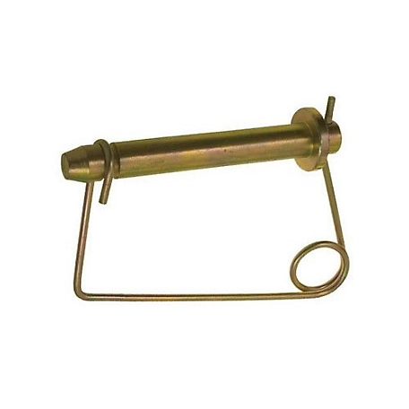 CountyLine 1/2 in. x 5-1/2 in. Safety Lock Hitch Pin, 4 in. Usable Pin Length