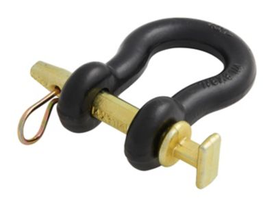 Image showing  3-1/4 in. Straight Clevis Pin and Clip, Black