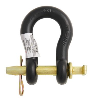 Image showing  3-1/4 in. Straight Clevis Pin and Clip, Black