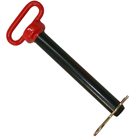 CountyLine 1 in. x 10 in. Red Head Hitch Pin, 7-1/2 in. Usable Pin Length