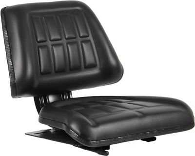 Black Talon 16.5 in. Universal Compact Tractor Seat, Black