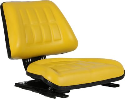 Black Talon Universal Compact Replacement Tractor Seat, Yellow