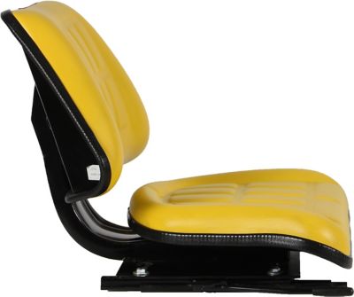 Image showing  Universal Compact Replacement Tractor Seat, Yellow