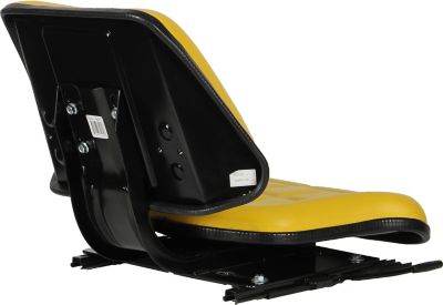 Image showing  Universal Compact Replacement Tractor Seat, Yellow