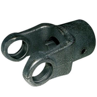 Weasler Implement Yoke, 1-1/4 in. Round Bore with Double Keyway and Set Screw for 14 Series North American
