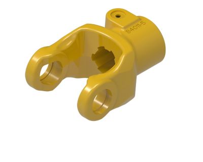 Image showing  1-3/8 in. x 6-Spline Metric BYPY 4 Series Quick Disconnect Tractor Yoke