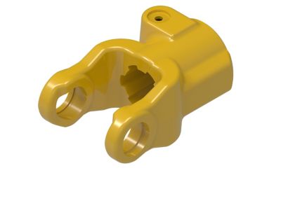 Image showing  1-3/8 in. x 6-Spline Metric BYPY 2 Series Quick Disconnect Tractor Yoke