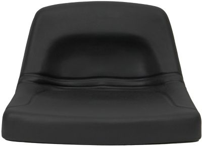 Black Talon Low-Back Steel Pan Tractor Seat, Black