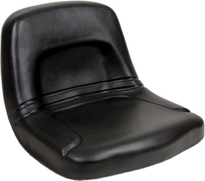 Image showing  13.75 in. Seats High-Back Steel Pan Tractor Seat, Black