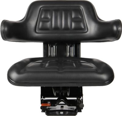 Image showing  20.5 in. Universal Replacement Tractor Seat with Adjustable Suspension, Black