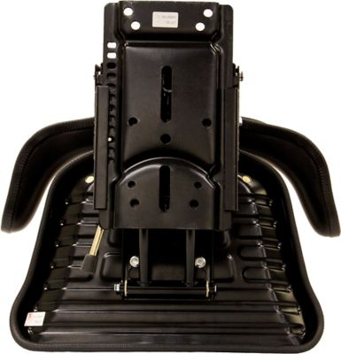 Image showing 6 th Black Talon 20.5 in. Universal Replacement Tractor Seat with Adjustable Suspension, Black