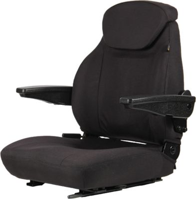 Black Talon 29 in. Premium Replacement High-Back Tractor Seat, Cordura