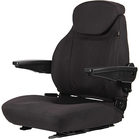 Black Talon Premium Replacement High-Back Tractor Seat, Cordura