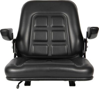 Image showing  Universal Fold-Down Replacement Tractor Seat, Black