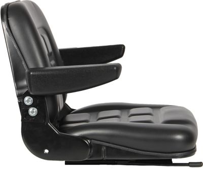 Image showing  Universal Fold-Down Replacement Tractor Seat, Black