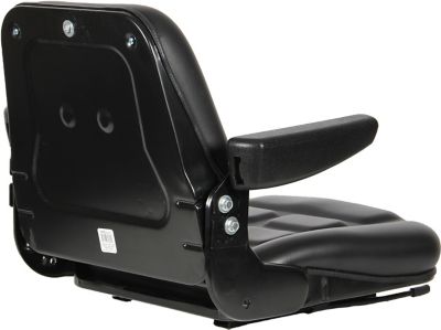 Image showing  Universal Fold-Down Replacement Tractor Seat, Black