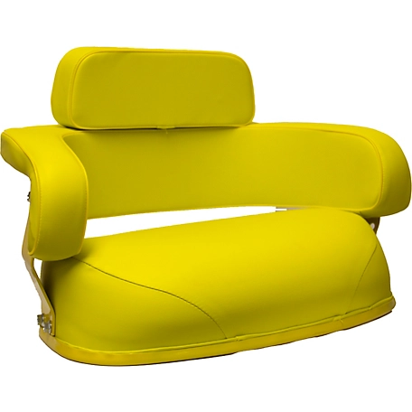 John Deere Replacement Seat Cushion Set, Yellow, 3 pc.