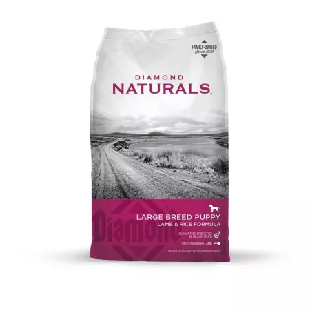 Diamond Naturals Large Breed Lamb and Rice Dry Puppy Food Dry Dog Food