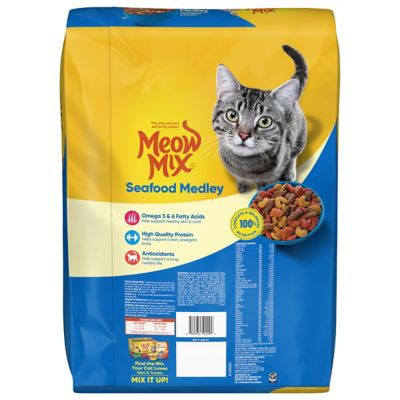 Image showing  Seafood Medley Tuna, Shrimp, Crab and Trout Recipe Dry Cat Food