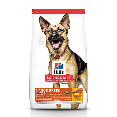 Hill's Science Diet Large Breed Adult 6+ Chicken, Barley and Brown Rice Recipe Dry Dog Food