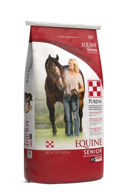 Purina Equine Senior Horse Feed, 50 lb. Bag