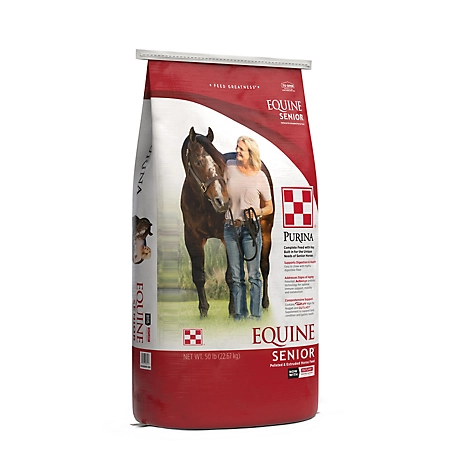 Purina Equine Senior Horse Feed, 50 lb. Bag