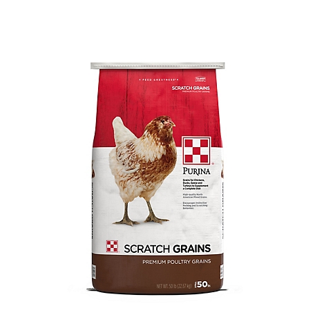 Purina Scratch Grains Premium Poultry Grains, 50 lb.