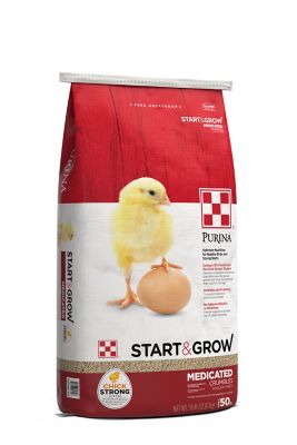 Image showing  Start and Grow Medicated Crumbles Chick Feed