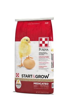 Image showing  Start and Grow Medicated Crumbles Chick Feed