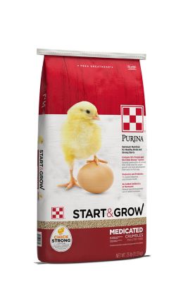 Image showing  Start and Grow Medicated Crumbles Chick Feed