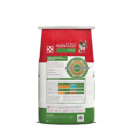 Purina Flock Raiser Crumbles Poultry Feed, 50 lb. at Tractor