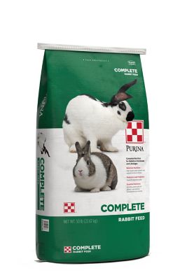Purina Complete Alfalfa Rabbit Feed Pellets, 50 lb.
